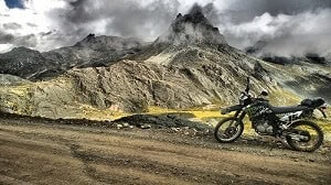 Trips and adventure motorcycle